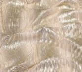 Ivory plisado foil